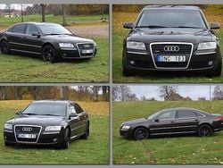 Svart Begagnad 2007 Audi A8L Sedan | 125 000 kr