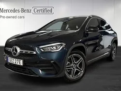 Blå (blue) Begagnad 2022 Mercedes GLA250 AMG line SUV | 389 900 kr (Bra pris)