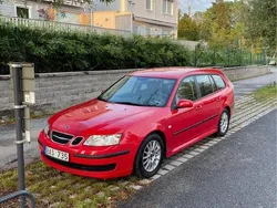 Röd Begagnad 2007 Saab 9-3 Linear Kombi | 25 000 kr (Marknadspris)