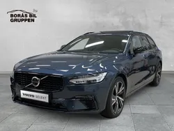 Mörkblå (blå) Begagnad 2022 Volvo V90 R-Design Kombi | 459 000 kr (Lite dyr)