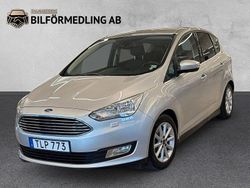 Grå Begagnad 2017 Ford C-MAX Titanium Minibuss | 109 800 kr (Marknadspris)
