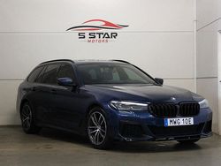 Blå Begagnad 2021 BMW 520 M Sport Kombi | 279 900 kr (Dyr)