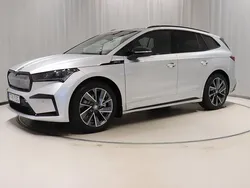 Silver (brilliant silver metallic) Ny 2024 Skoda Enyaq iV SportLine SUV | 628 375 kr (Lite dyr)