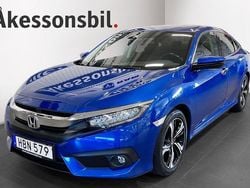 Blå Begagnad 2018 Honda Civic Executive Sedan | 209 000 kr (Marknadspris)