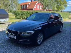 Svart Begagnad 2018 BMW 320 Sport Line Kombi | 142 900 kr (Bra pris)
