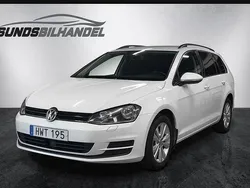 Vit Begagnad 2015 VW Golf VII Kombi | 99 900 kr (Marknadspris)