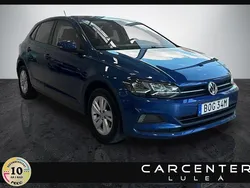 Mörkblå Begagnad 2019 VW Polo Halvkombi | 149 700 kr (Marknadspris)