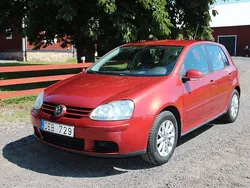 Röd Begagnad 2007 VW Golf VI Trendline Halvkombi | 44 900 kr (Marknadspris)