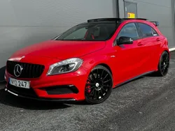 Röd Begagnad 2014 Mercedes A45 AMG AMG Halvkombi | 229 000 kr (Marknadspris)