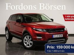 Röd Begagnad 2012 Land Rover Range Rover evoque Dynamic SUV | 159 000 kr (Superpris)