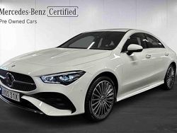 Vit Begagnad 2025 Mercedes CLA250e Sedan | 438 900 kr (Marknadspris)