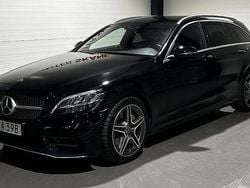 Svart Begagnad 2019 Mercedes C220 AMG line Kombi | 199 900 kr (Superpris)