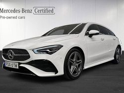 Vit Begagnad 2024 Mercedes CLA200 Shooting Brake Premium Kombi | 389 000 kr (Marknadspris)