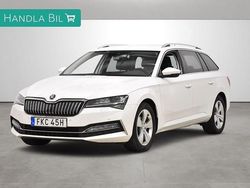 Vit Begagnad 2020 Skoda Superb LAURIN & KLEMENT Kombi | 229 900 kr (Marknadspris)