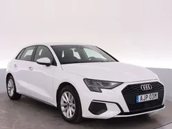 Vit Begagnad 2022 Audi A3 Sportback Proline Halvkombi | 239 000 kr (Marknadspris)