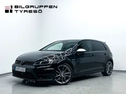 Svart Begagnad 2016 VW Golf VII R Halvkombi | 239 900 kr (Marknadspris)