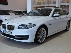 Vit Begagnad 2015 BMW 520 Kombi | 119 000 kr (Bra pris)