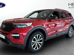 Röd (red) Begagnad 2022 Ford Explorer ST-Line SUV | 568 000 kr (Marknadspris)