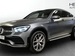 Grå (grey) Begagnad 2021 Mercedes GLC300e AMG line Sportkupé | 509 900 kr (Bra pris)