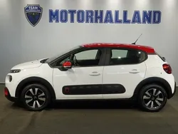 Vit Begagnad 2017 Citroën C3 PureTech Halvkombi | 99 900 kr (Marknadspris)