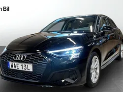 Svart Begagnad 2022 Audi A3 Sportback e-tron Proline Sedan | 319 900 kr (Marknadspris)