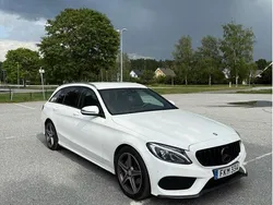 Vit Begagnad 2016 Mercedes C220 AMG line Kombi | 199 990 kr (Marknadspris)