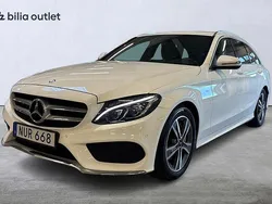 Vit Begagnad 2015 Mercedes C220 AMG Kombi | 229 900 kr (Dyr)