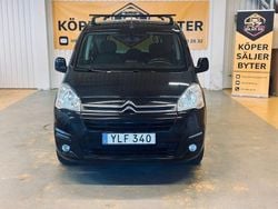 Svart Begagnad 2017 Citroën Berlingo PureTech Minibuss | 89 900 kr