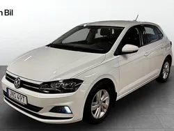 Vit (pure white) Begagnad 2019 VW Polo Halvkombi | 149 800 kr (Marknadspris)