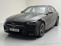 Svart Begagnad 2023 Mercedes C300 AMG line Sedan | 389 900 kr