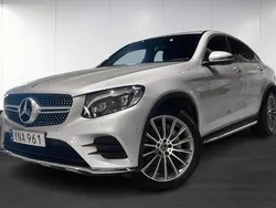 Silver Begagnad 2017 Mercedes GLC220 AMG line Sportkupé | 389 000 kr (Marknadspris)