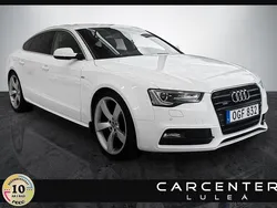 Vit Begagnad 2016 Audi A5 Sportback S-Line Halvkombi | 199 900 kr (Superpris)