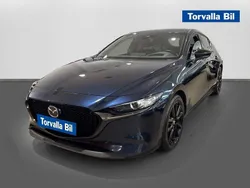 Blå Begagnad 2022 Mazda 3 Homura-Line Halvkombi | 229 900 kr (Marknadspris)
