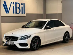 Vit Begagnad 2017 Mercedes C220 AMG line Sedan | 259 900 kr (Marknadspris)