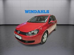 Röd Begagnad 2008 VW Golf VI Halvkombi | 44 500 kr (Marknadspris)