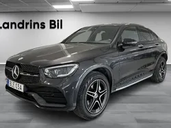 Grå Begagnad 2021 Mercedes GLC300e AMG line Sportkupé | 469 900 kr (Marknadspris)