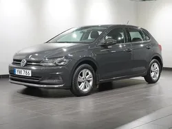 Mörkgrå Begagnad 2018 VW Polo Comfortline Halvkombi | 129 800 kr (Marknadspris)