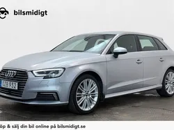 Silver Begagnad 2018 Audi A3 Sportback e-tron S-Line Sedan | 209 800 kr (Bra pris)
