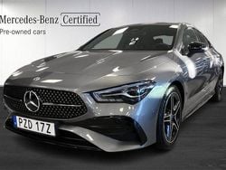 Mörkgrå Begagnad 2024 Mercedes CLA200 AMG line Sportkupé | 389 000 kr (Lite dyr)