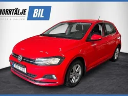 Röd Begagnad 2018 VW Polo Halvkombi | 89 900 kr (Marknadspris)