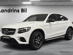 Vit Begagnad 2018 Mercedes GLC250 AMG Sportkupé | 359 000 kr (Bra pris)