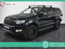 Svart (svartmetallic) Begagnad 2017 Ford Ranger Pickup | 297 900 kr (Dyr)