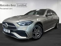 Silver Begagnad 2023 Mercedes C300e Premium Kombi | 538 999 kr (Marknadspris)