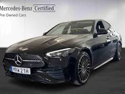 Svart Begagnad 2024 Mercedes C220 Sedan | 589 900 kr (Dyr)