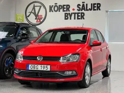 Röd Begagnad 2016 VW Polo Halvkombi | 89 900 kr (Marknadspris)