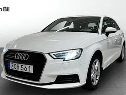 Vit (ibisvit) Begagnad 2017 Audi A3 Sportback Proline Halvkombi | 179 000 kr (Marknadspris)