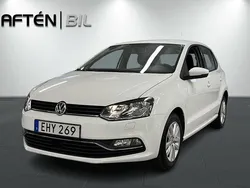 Vit Begagnad 2016 VW Polo Halvkombi | 134 800 kr (Lite dyr)