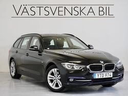 Svart Begagnad 2017 BMW 320 Sport Line Kombi | 149 000 kr (Bra pris)