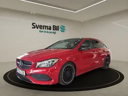 Röd Begagnad 2017 Mercedes CLA200 Shooting Brake AMG Kombi | 219 900 kr (Marknadspris)