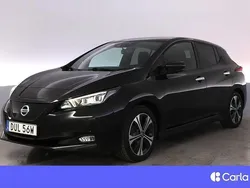 Svart Begagnad 2022 Nissan Leaf 360º Halvkombi | 164 900 kr (Marknadspris)